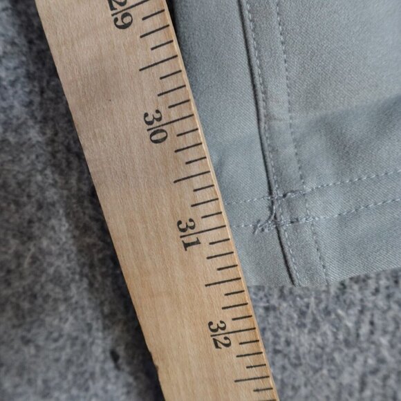 Straight Down Mens Pants 34 x 32 Gray Solid Chino Performance Golf NEW - Picture 3 of 9